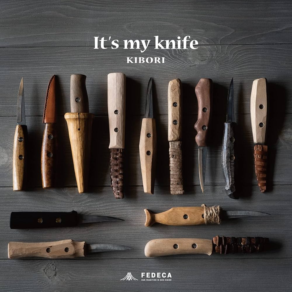Amazon | FEDECA 000917 It's my knife KIBORI Easy (炭素鋼/青